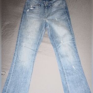Dollhouse Kickboot Cropped denim jeans SIZE 5 NWOT